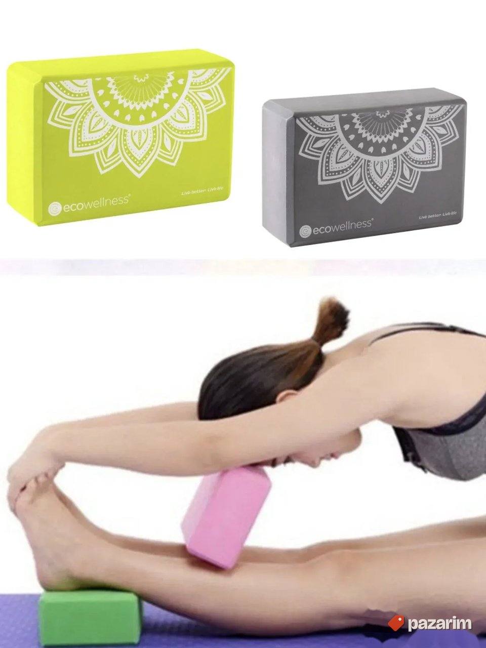 Joga cigla Joga blok za vežbanje Yoga blok Yoga cigla Eco 1