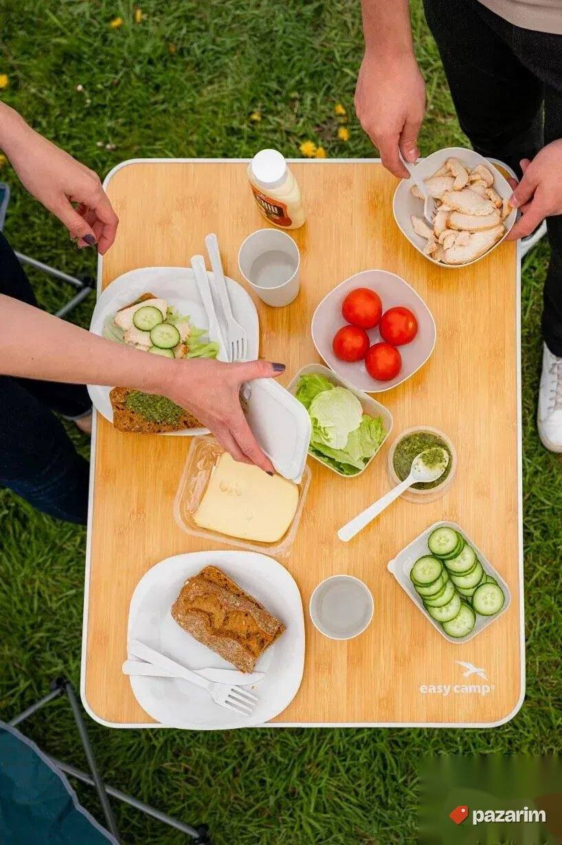 Posudje za kampovanje Set posudja za piknik Pribor jelo 2