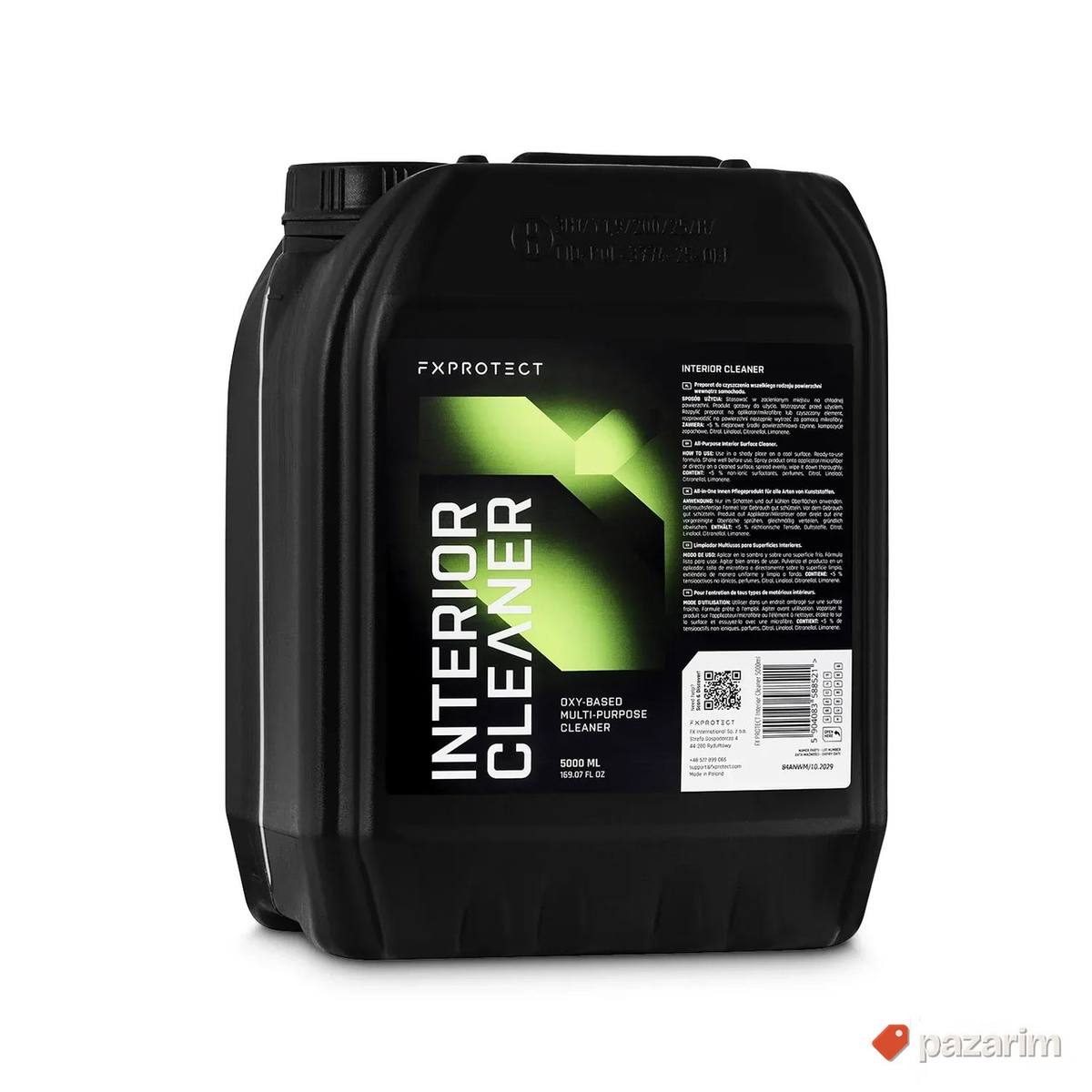 FX Protect Interior Cleaner, Čistač enterijera 5l 1