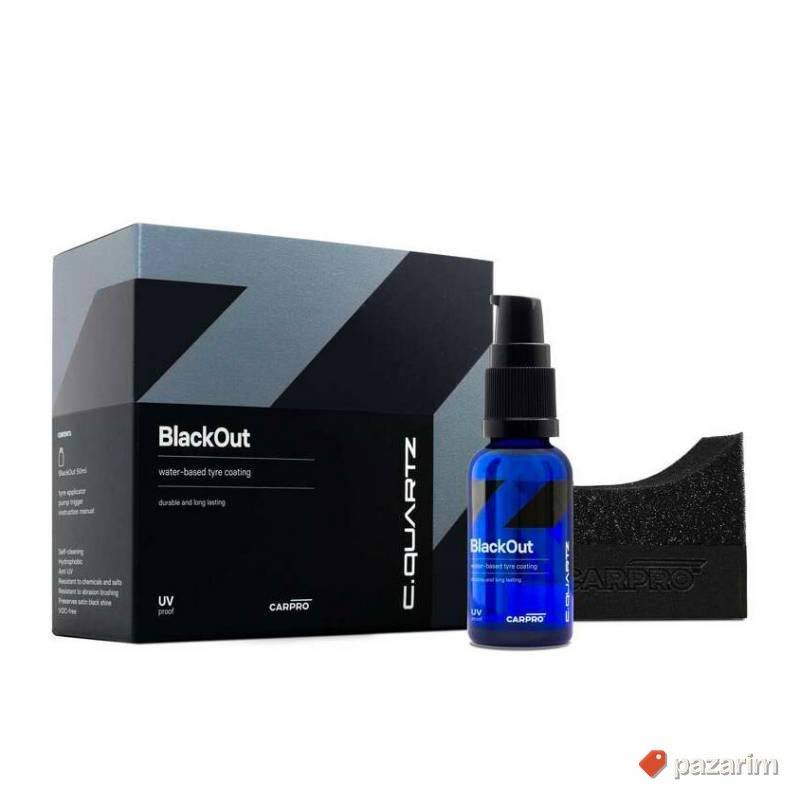CarPro BlackOut - Premaz za gume i plastike 50ml 1