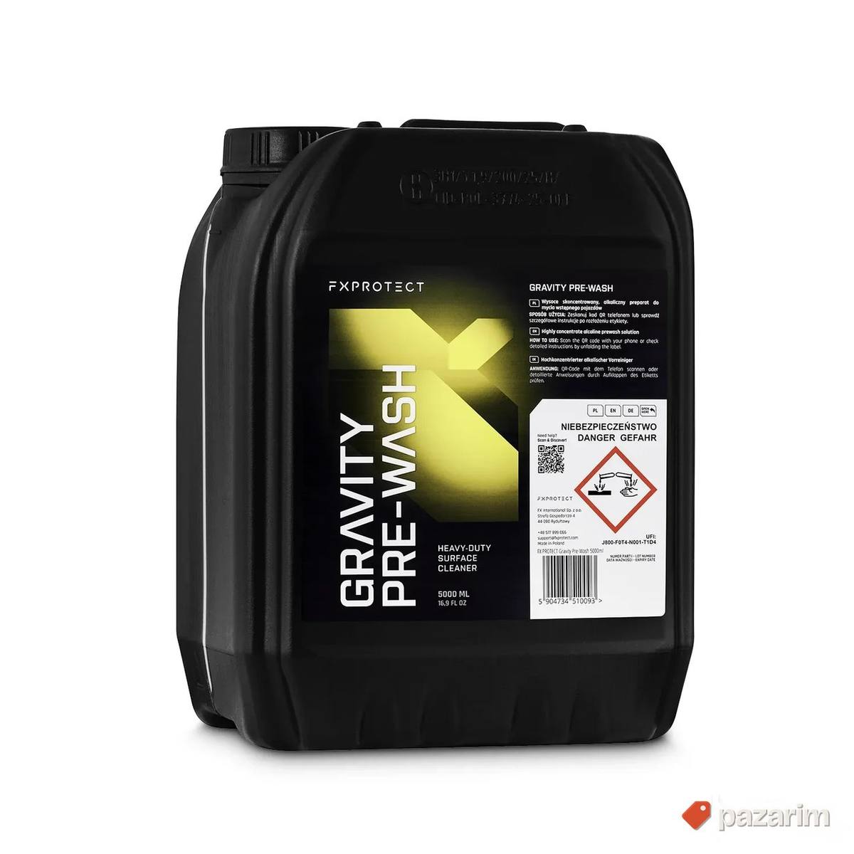 FX Protect Alkalni šampon - Gravity Pre-wash 5L 1