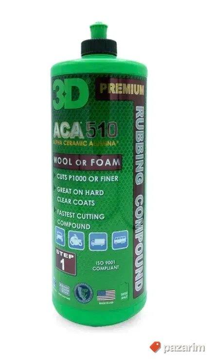 3D 510 ACA Premium Rubbing Compaund 946ml 1