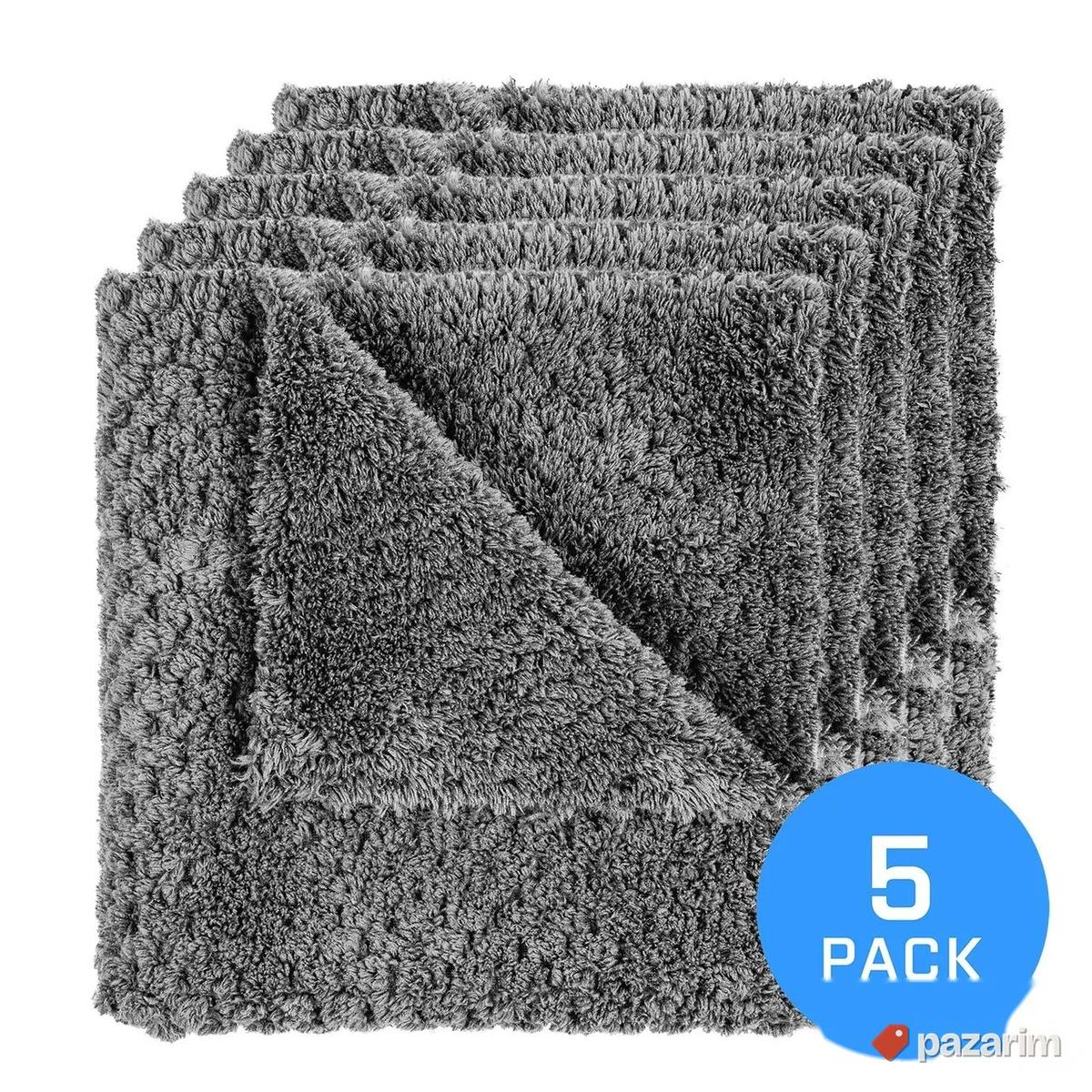 FX Steel Gray mikrofiber krpa 350GSM, 40X40cm 5kom 1
