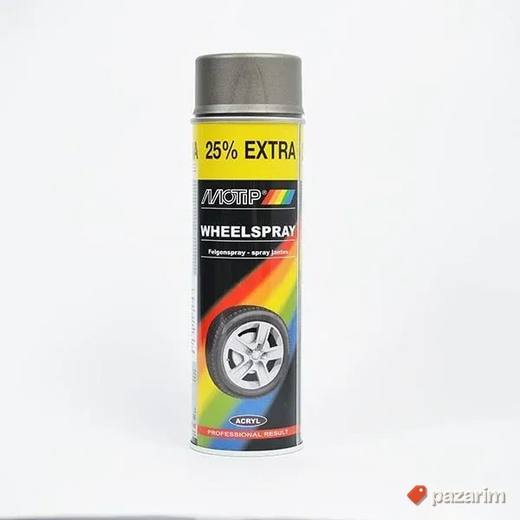 MOTIP Boja za felne u spreju 500 ml ČELIČNO SIVA