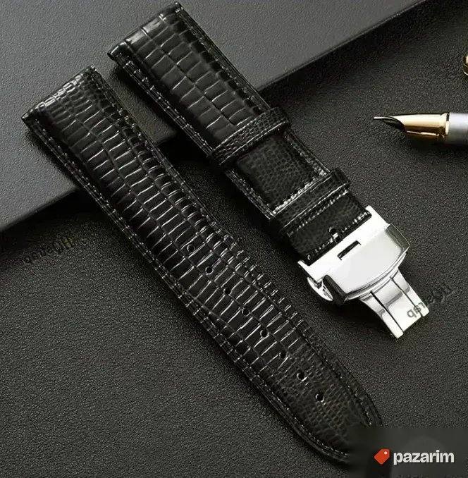 Kroko kaiš 20 i 22mm automatska leptir kopča Huawei Samsung 2