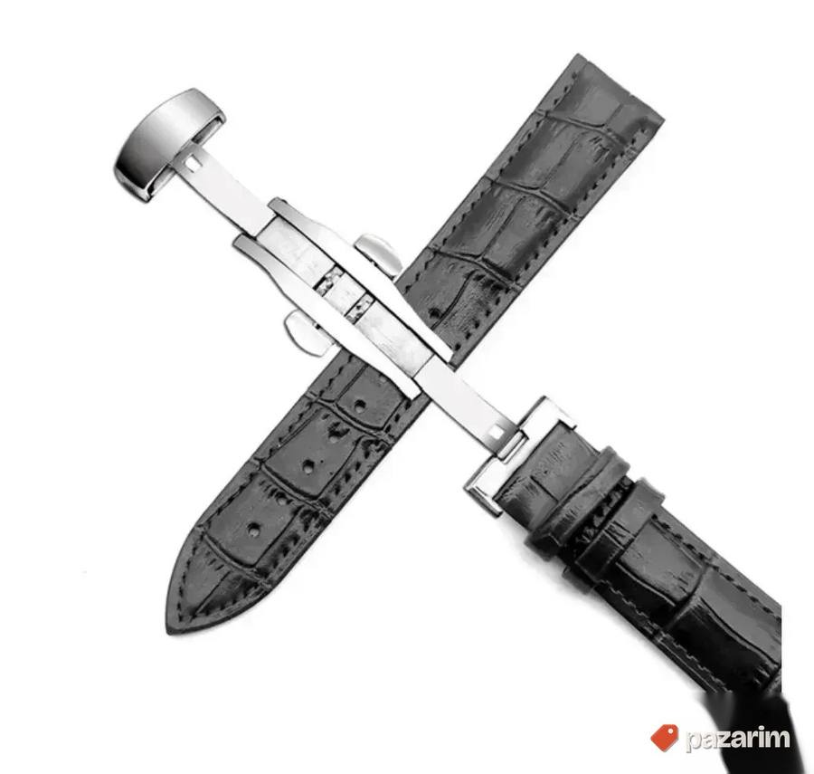 Kroko kaiš 20 i 22mm automatska leptir kopča Huawei Samsung 7