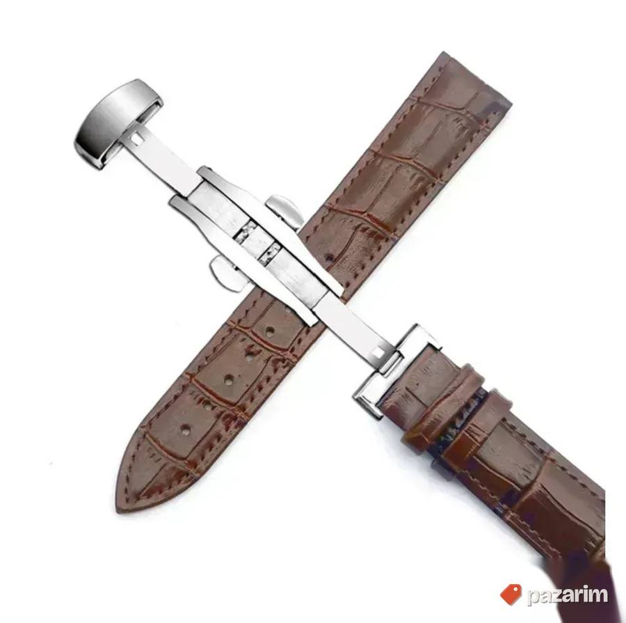 Kroko kaiš 20 i 22mm automatska leptir kopča Huawei Samsung 8