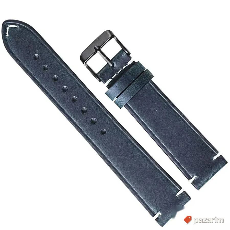 Teget kožni kaiš za sat Huawei, Samsung 22mm 4
