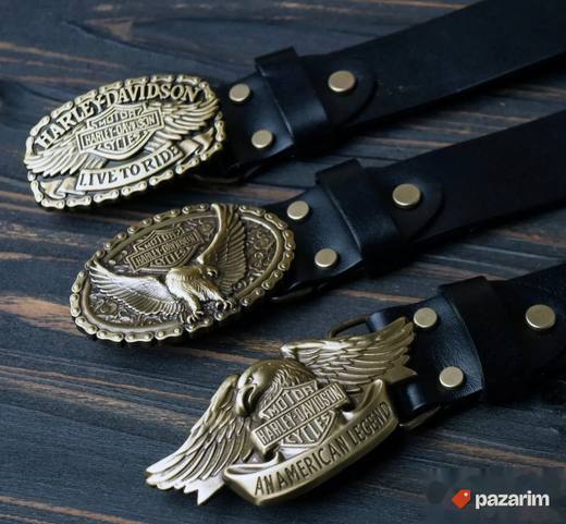 Harley-Davidson kopča sa kožnim kaišem