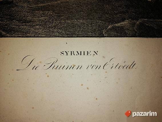 Erdut, litografija iz 1826. original! 5