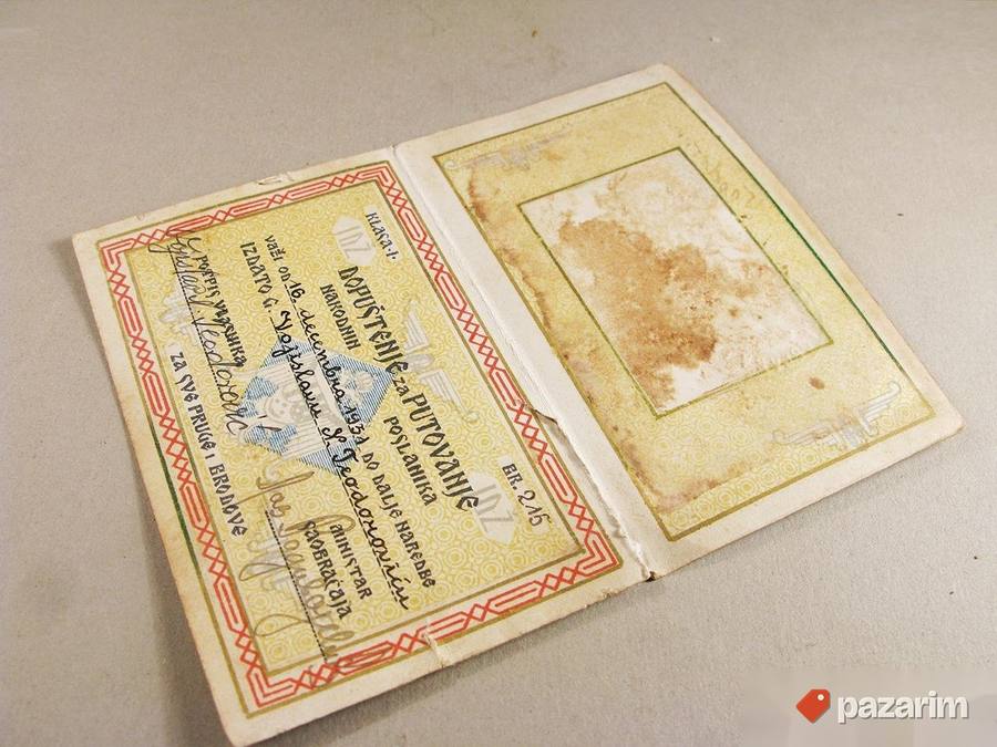 Redak stari dokument narodnih poslanika 6