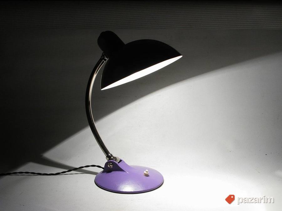 Lila stona lampa Bauhaus 5