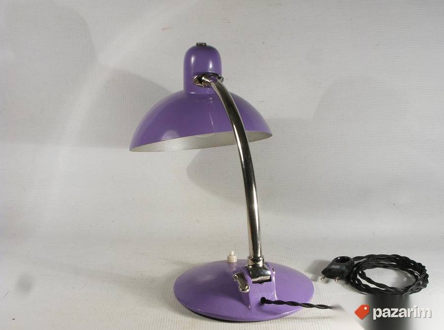 Lila stona lampa Bauhaus 8