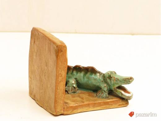 Držač za knjige, krokodil