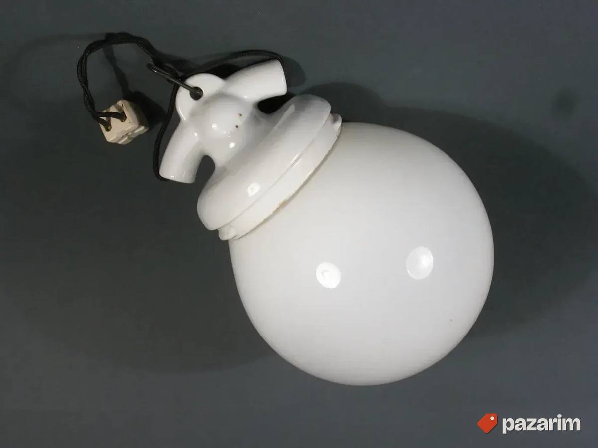 Stara industrijska porcelanska visilica 2 1