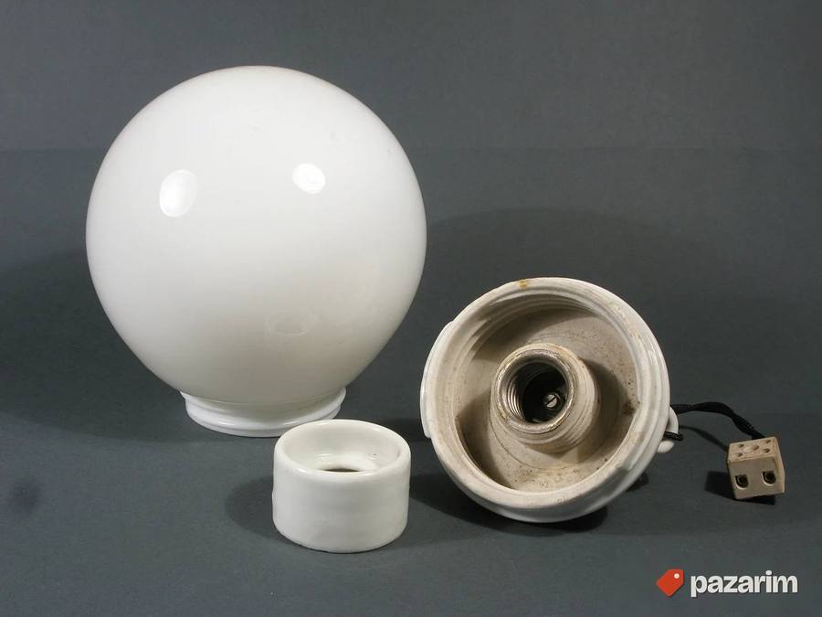 Stara industrijska porcelanska visilica 2 5