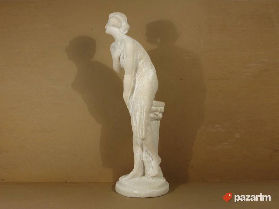 Venecijana, secesijska figura od alabastera 6
