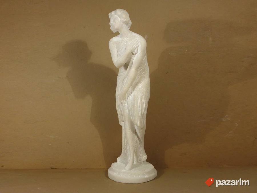 Venecijana, secesijska figura od alabastera 7