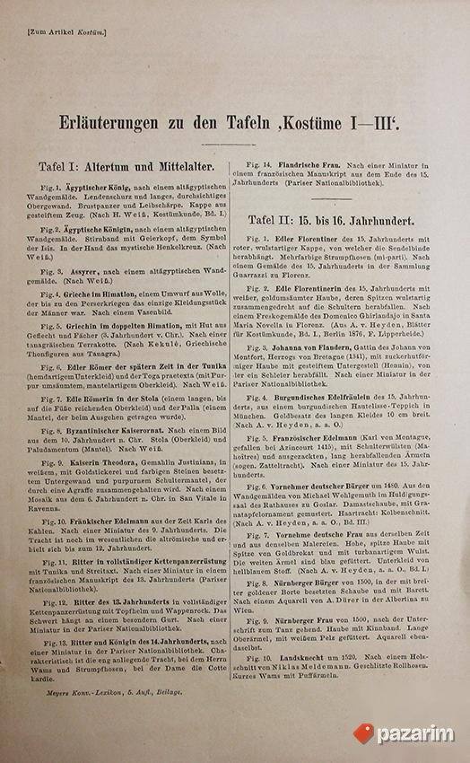 Istorijski kostim dekorativne stare litografije 3