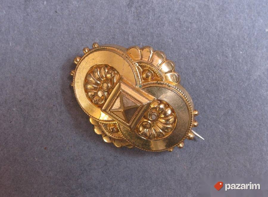 Prelep broš original Biedermeier 3