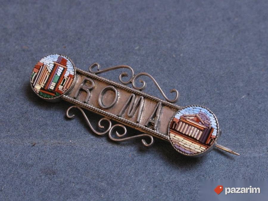 Raritet! Broš u mikromozaiku 2