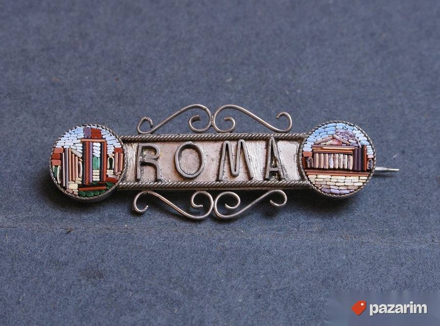 Raritet! Broš u mikromozaiku 3