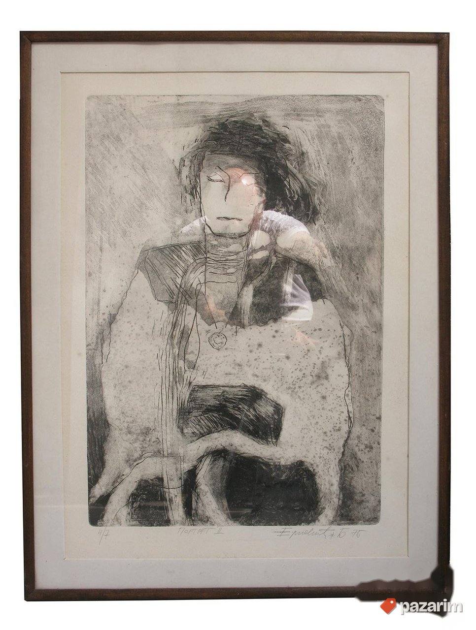 Portret II, litografija 1