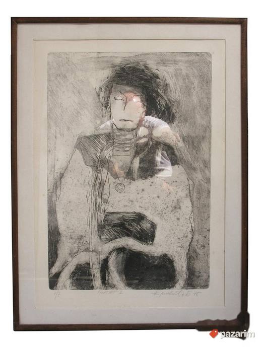 Portret II, litografija