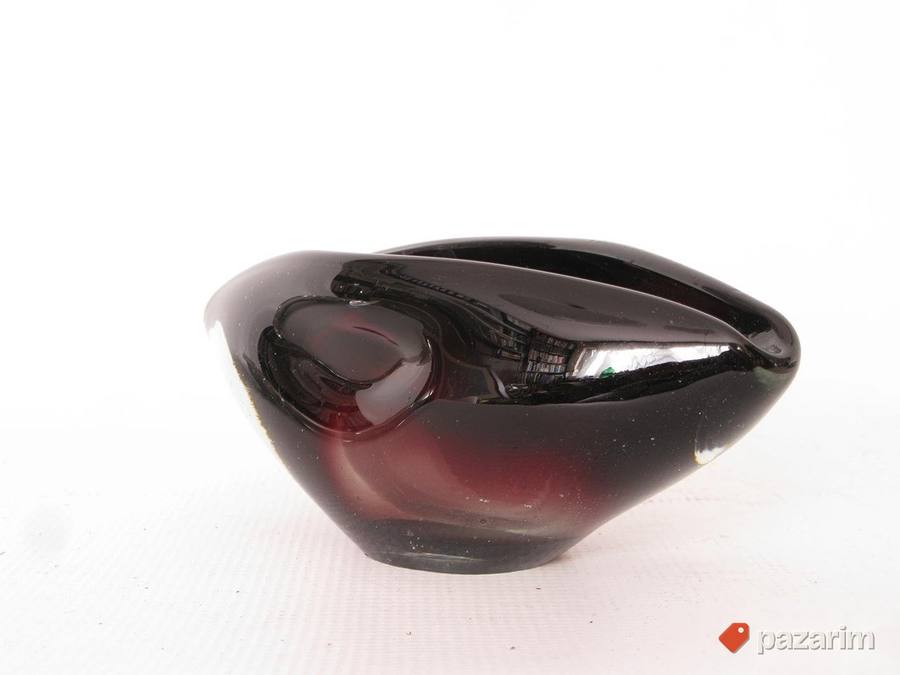 Elegantna crvena pepeljara iz 70.ih 4