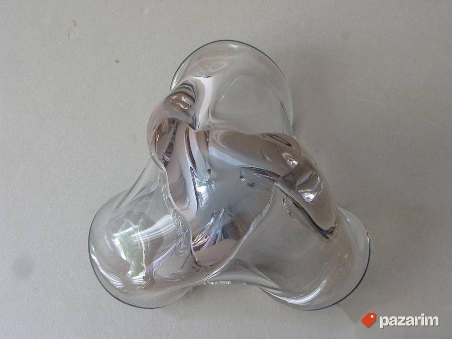 Retro roze pepeljara iz 60ih 3
