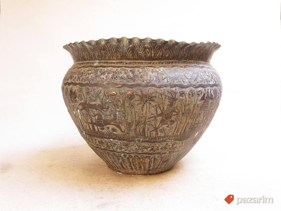 Velika indijska posuda Mughal kulture 6