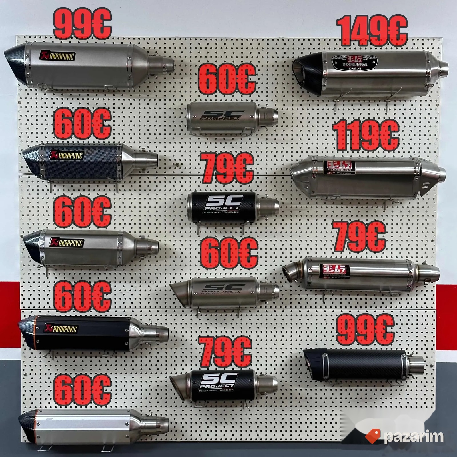Auspuh za motor - AKCIJA! Akrapovic Kvad atv skuter quad cf