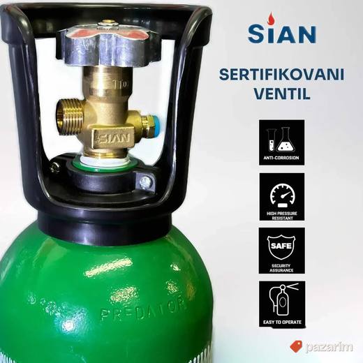 CO2 Boca - 10L Predator varenje aparat argon