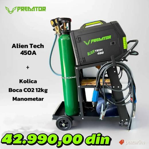 Co2 Aparat - PREDATOR ceo set kolica manometar boca kzubr