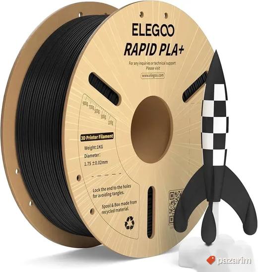 Elegoo Rapid PLA+ Filament Crni 1KG