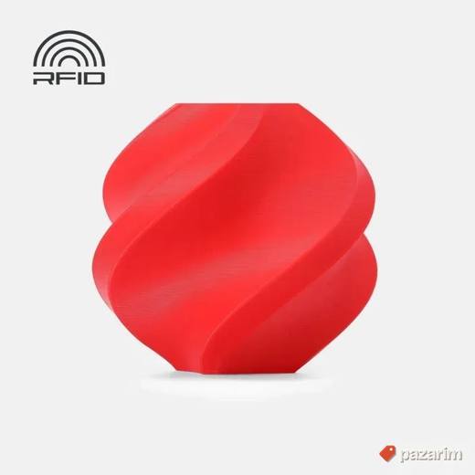 Bambu Lab PETG HF Filament on Spool Red