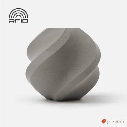 Bambu Lab PLA Basic Filament on Spool Gray