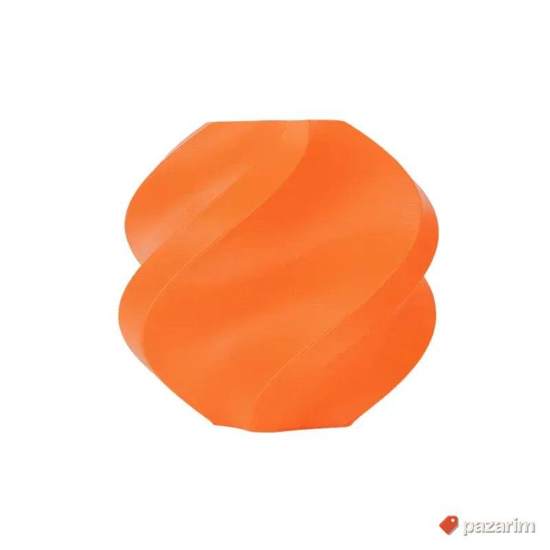 Bambu Lab PLA Basic Filament on spool Orange 1
