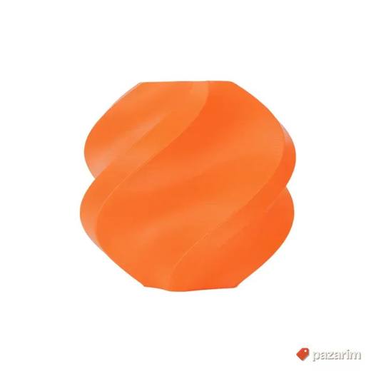 Bambu Lab PLA Basic Filament on spool Orange