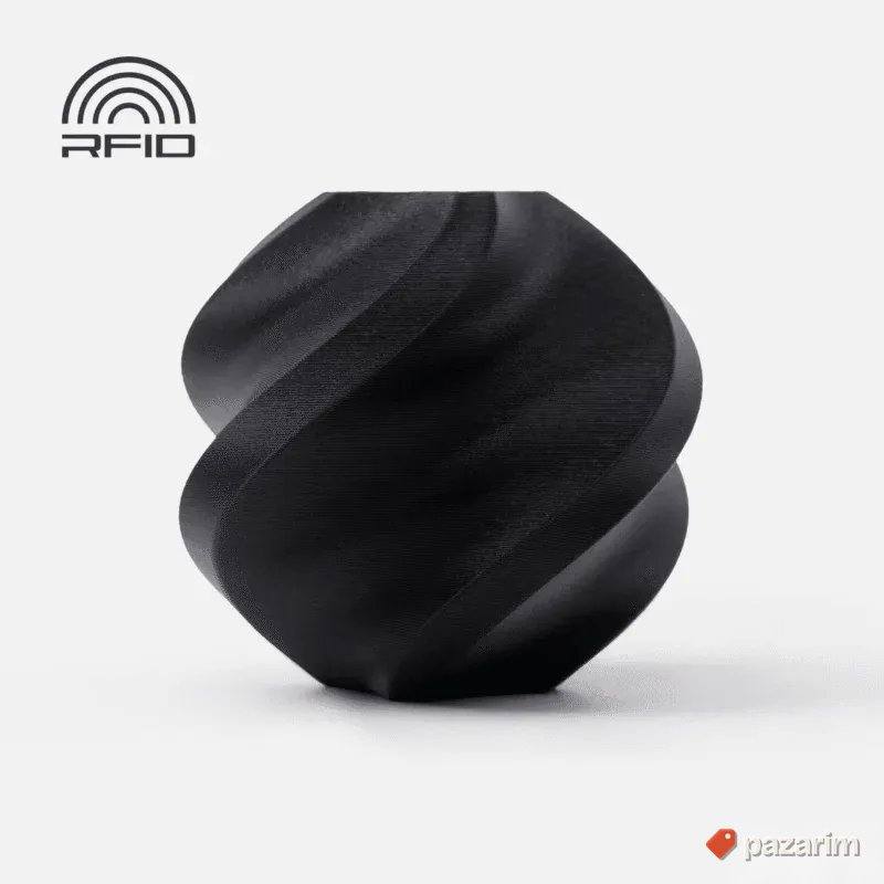 Bambu Lab PLA Matte Filament on Spool Charcoal 1