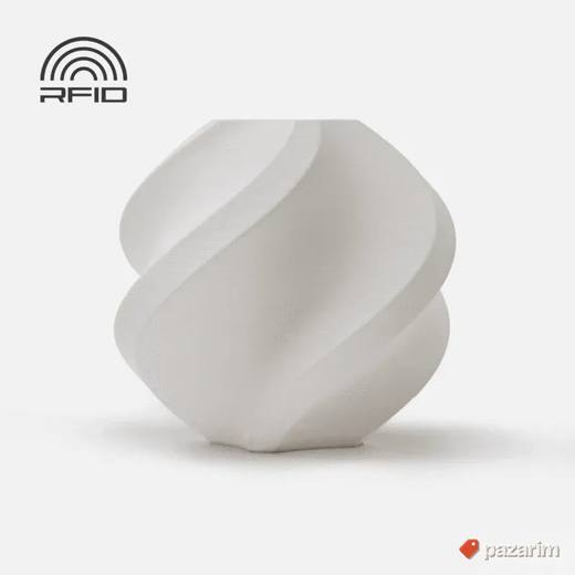 Bambu Lab PLA Matte Filament on Spool Ivory White