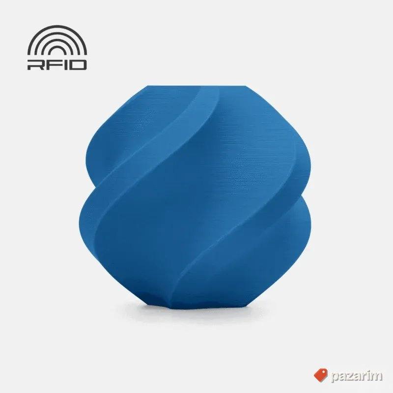 Bambu Lab PLA Matte Filament on Spool Marine Blue 1