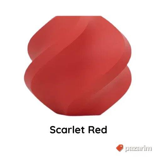 Bambu Lab PLA Basic Filament on Spool Scarlet Red