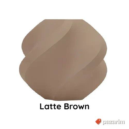 Bambu Lab PLA Matte Filament on spool Latte Brown