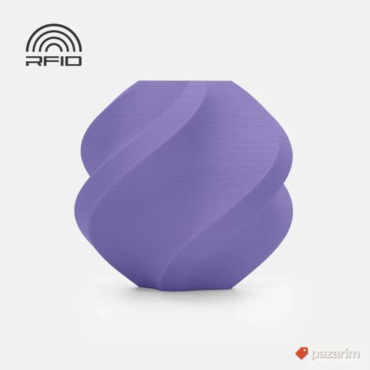 Bambu Lab PLA Matte Filament on spool Lilac Purple