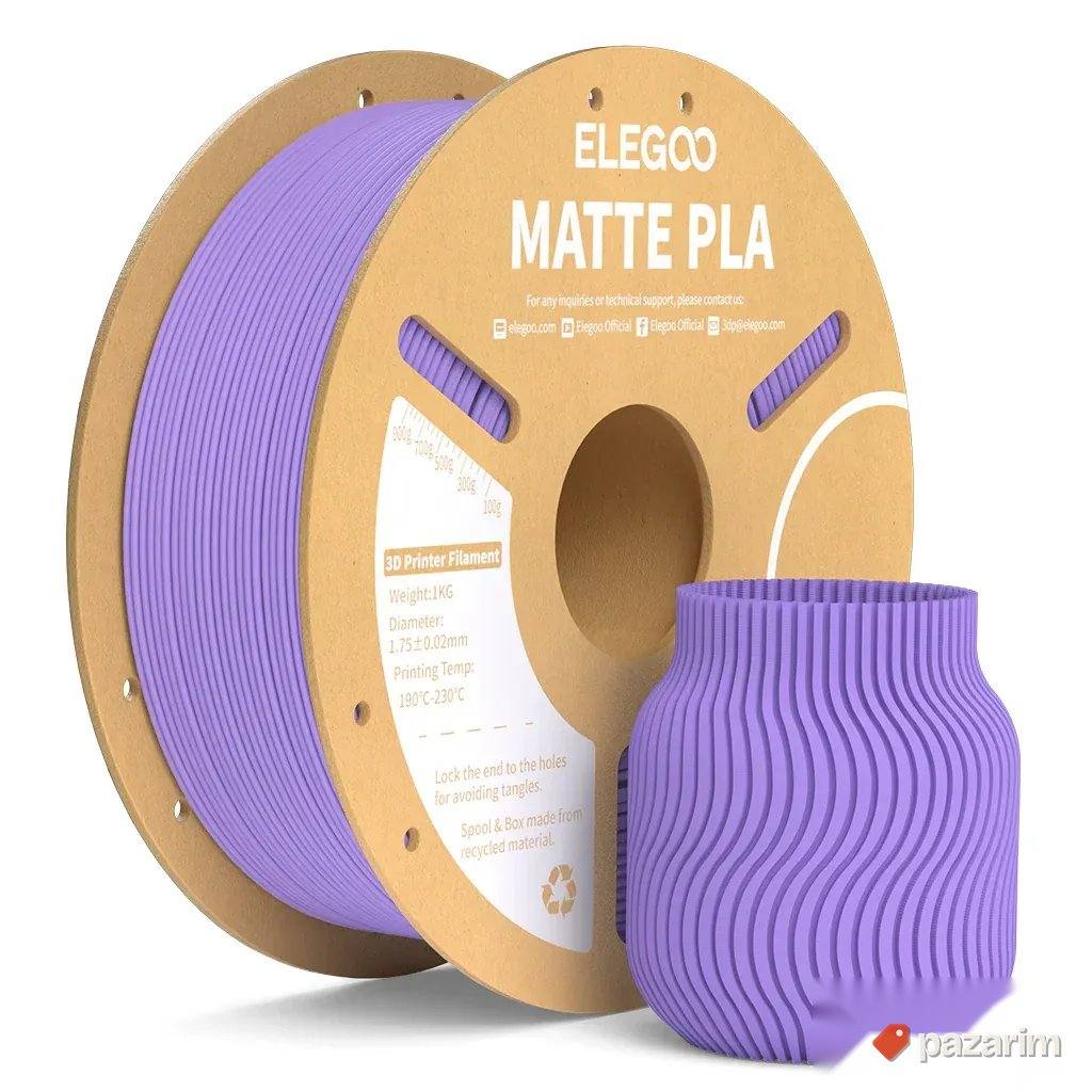 ELEGOO PLA MATTE Lavender Purple 1,75mm 1,000g 1