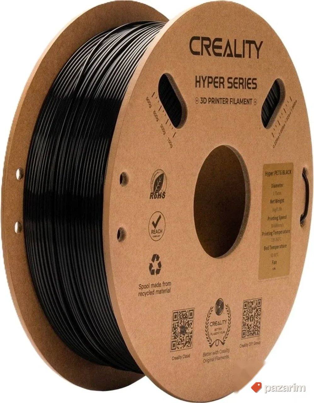 Creality Hyper PETG Crna, 1.75 mm / 1000 g 1