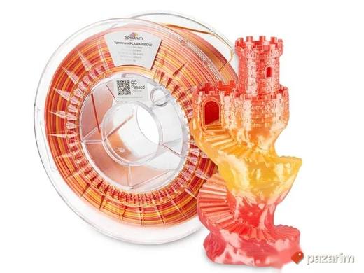 Spectrum PLA SILK Rainbow Fire Red 1kg