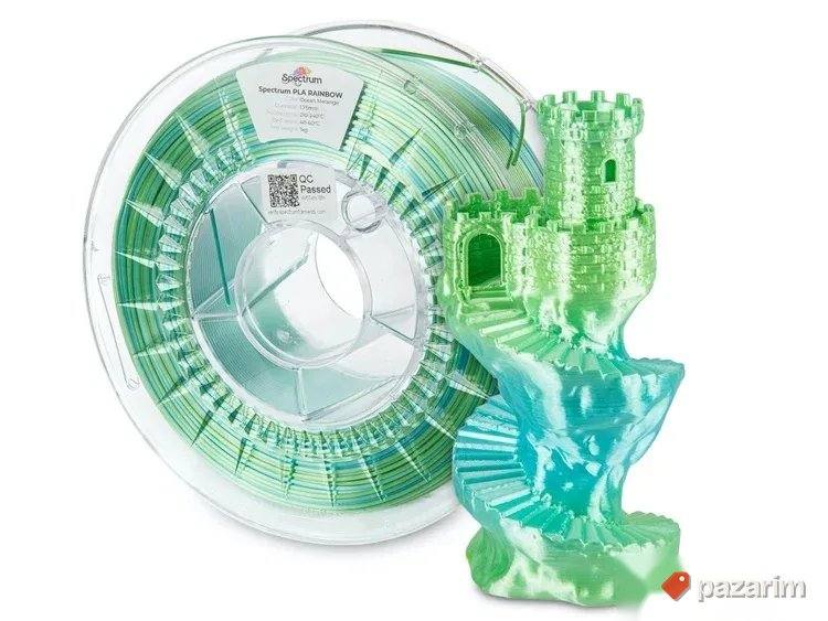 Spectrum PLA SILK Rainbow Ocean Melange 1kg 1