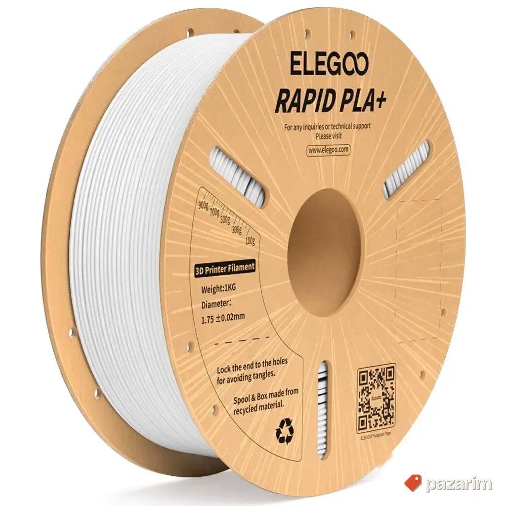 Elegoo Rapid PLA+ White 1,75 mm / 1000 g 1